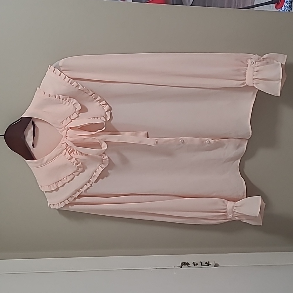 ZARA - Ruffled Shirt - Picture 5 of 9